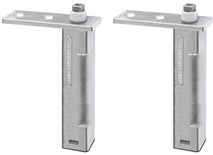 SagaSave Cerniera per porta del congelatore, 2 pezzi, in acciaio inox, per frigorifero e congelatore (tipo B)