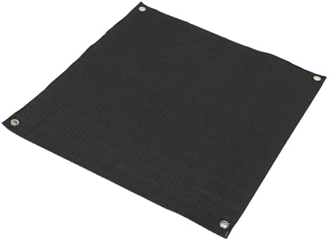 KOMBIUDA Rete di Sicurezza per Tiro L’Arco 2 Mm Nera 50x50 Cm Bordi Rinforzati, Paravento Resistente per Allenamento e Poligoni, Rete Artigianale Portatile per Protezione Frecce ad Alta