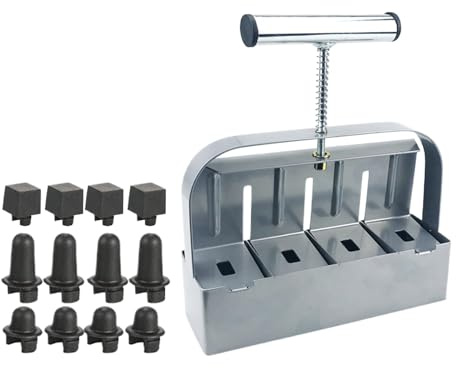 Outil manuel de jardinage avec 4 grilles - Modèle de 5 cm pour potager et jardin - Pour transplantation de jardin, cour, ferme, serre, jardinier