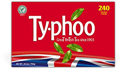 Typhoo Tea (Case of 8, Total 1,920 Teabags)