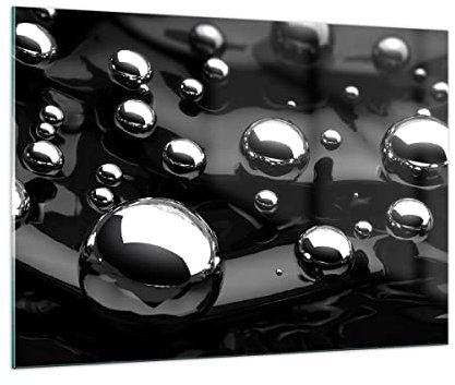 Quadro su Vetro 100x70cm Stampe da Parete in Vetro Cromo metallo riflessione Grandi Decorazione Murale Camera da Letto Cucina 1 pezzo Quadri Moderni Soggiorno Grafica Immagini Wall Art GAA100x70-2525