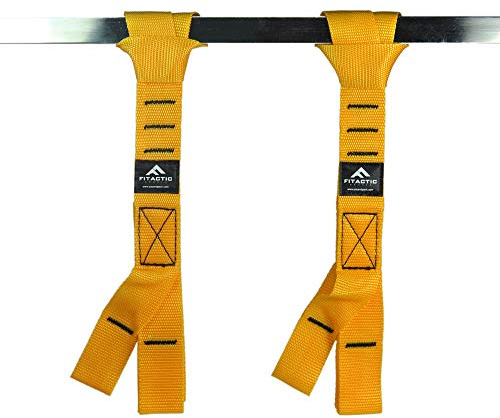 FITactic Verbessertes 1 Paar Eagle Loops Grip für Finger, Daumen, Hand, Handgelenk, Unterarm, Armstärkung, Training (gelb)