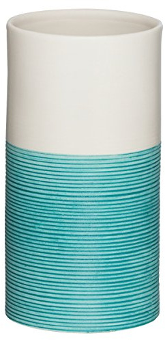 Sealskin Doppio, Gobelet, Porcelaine, Aqua, 6.7 x 6.7 x 12.6 cm