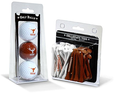 Team Golf Golf-Tees mit NCAA-Logo (3 Stück) und 6,4 cm Regelung (50 Stück), Mehrfarbig - Ballfarben können variieren