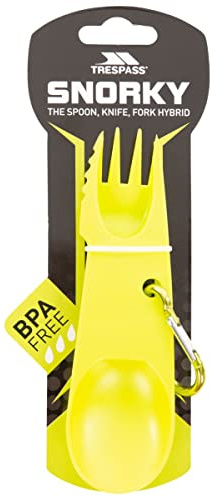 Trespass 3 in 1 Camping Utensil Includes Knife Fork and Spoon