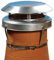 Aluminium COLT TOP 2 Chimney Cowl Anti Down Draught with Bird Guard RAIN Entry Protection Stop Smoke Fume BLOWBACK for STOVES & Fires