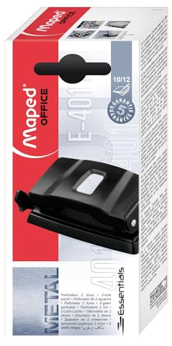 Maped M40111 – hålare Essential av metall upp till 12 ark, svart