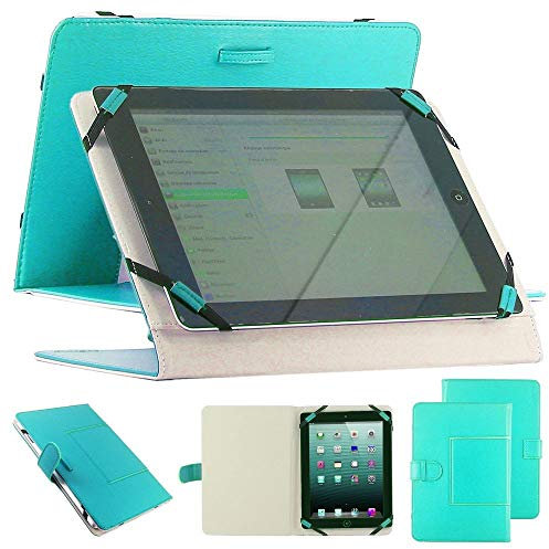 ebestStar - Copertura Universale per Tablet PC da 10 a 11 Simil-pellea con Stand Integrato, Android Tablet Epad, Acer ICONIA, Huawei Mediapad, Samsung Galaxy Tab 10.1, Note 10.1, Lenovo Tab, Blu