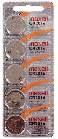 Tanco Impex 5 x Maxell Cr2016 2016 3 V Lithium Batterie für Auto Fernbedienungen