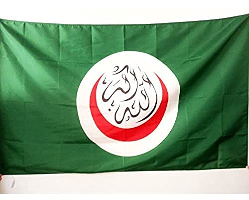 AZ FLAG Flagge Organisation für Islamische Zusammenarbeit 150x90 cm | Für innen und außen OIC dekorative Flagge doppelte Nähte und verstärkte Kanten mit Masttunnel 100D Polyester