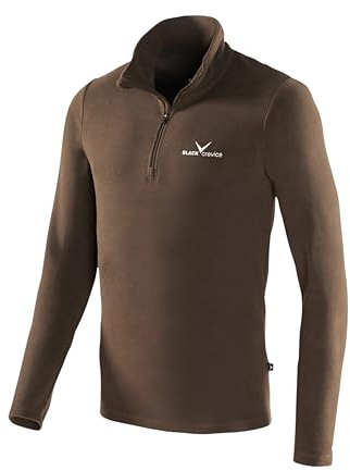 Black Crevice herr fleece-funktionsrolli Braun (Brown - brown) M (Herstellergröße: 50)