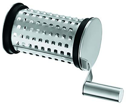 RÖSLE Reibe-Einsatz Mittel für Käsemühle, grobe Flocken, zum Reiben von Käse und Schokolade, Edelstahl 18/10, Spülmaschinengeeignet, 15,5 x 9,6 x 5,9 cm