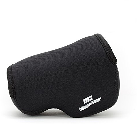 MegaGear MG734 Panasonic Lumix DC-GX950, GX900, DC-GF10, DC-GF9, DC-GX850, GX800, DMC-GX85, GX80 (12-32mm), DMC-GF8, DMC-GF7, DMC-GF6, DMC-GF5 Ultraleichte Kameratasche aus Neopren, Schwarz