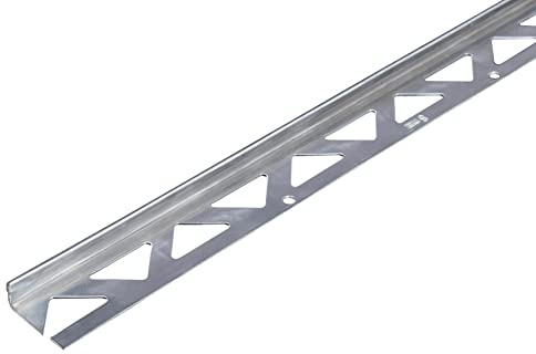 Alberts 476793 Fliesen-Abschlussprofil | Edelstahl | 1000 x 23,5 x 8 mm
