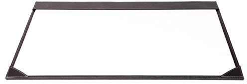 OSCO BPUDM1 Luxus Faux Leder, Schreibtischzubehör und Ablage, braun