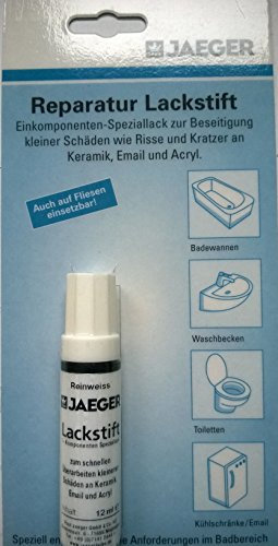 Jaeger Reparatur Lackstift - Farbton reinweiß