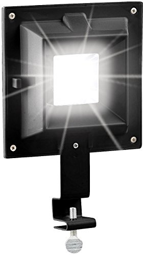 Lunartec Lampe solaire clôture et gouttière à 6 LED SMD