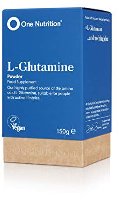 One Nutrition L-Glutamine - Highly Purified Amino Acid - No Fillers - No Binders - SportsNutrition Supplement - 150g Powder