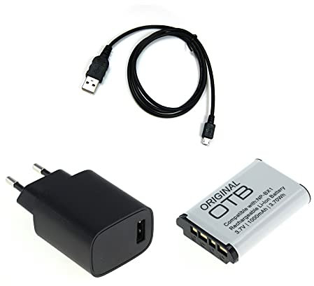 bg-akku24 Ladegerät,Akku,Ladekabel,Datenkabel,USB-Kabel für Sony Cyber-Shot DSC-HX50,DSC-HX50V,DSC-HX60,DSC-HX60V,DSC-HX80,DSC-HX90,DSC-HX90V,DSC-HX95,DSC-HX99,DSC-HX300,DSC-WX300,DSC-WX350,DSC-WX500