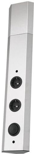 Wipo 41900102201 Power-Eck 2 230 V, 2 Schukosteckdosen, Anschlusskabel 2000 mm mit Schukostecker