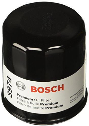 BOSCH 3974 Premium Oil Filter with FILTECH Filtration Technology - Compatible with Select Subaru Ascent, Baja, Crosstrek, Forester, Impreza, Legacy, Outback, WRX STI