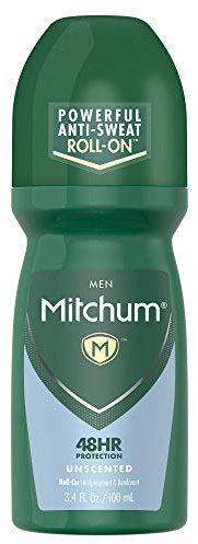 Mitchum, deodorante roll on da uomo antitraspirante, inodore, 100 ml (etichetta in lingua italiana non garantita)