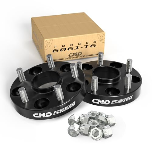 25mm (1 Inch) Black Hubcentric Wheel Spacers 5x114.3 Compatible For lexus ES300 350, GS300 350 430,IS250 300 350,LS400 430 460,RC300 350, Camry Highlander Tacoma, tC xB (2pcs 60.1mm M12x1.5)