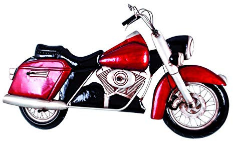 HAKU Möbel Wandgarderobe Motiv, Vintage, Metall - Maße: B 99 cm x H 52 cm x T 8 cm, Style: Industrial