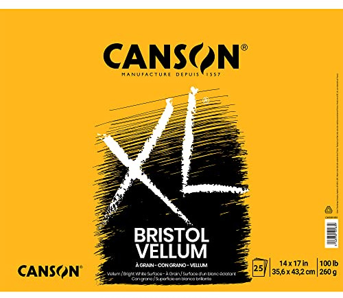 Canson Bristol-Papierblöcke, Papier, Weiß, 14x17