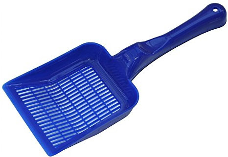 nanook Katzen Streuschaufel, Katzenklo, blau - fein