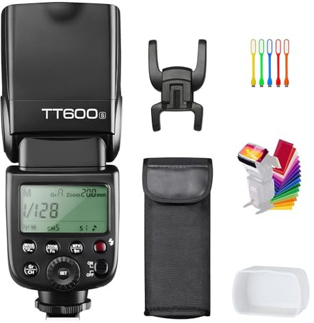 GODOX TT600S 2.4G Wireless Camera Flash Speedlite with Diffuser, Master Slave Off GN60 Manual Flash, Support HSS When paired Off Camera with Godox X Trigger System for Sony Cameras (TT600S for Sony)