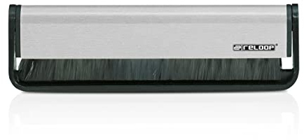 Reloop Anti-Static Carbon Fiber Cleaner, Cleaning Brush for Vinyl Records, Silver