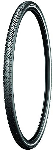 Michelin Protek Cross Max Front or Rear City Bike Tire for Off-Road Terrain, Tube Type Sealing, Black Sidewall, 700 x 32C