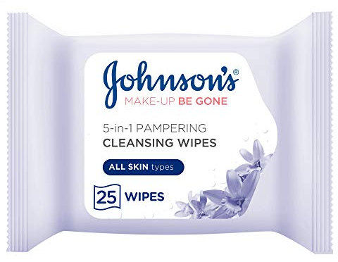 Johnson's Make Up Be Gone Pampering Wipes (Packaging may vary)