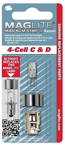 Mag Instrument LMXA401 4 C/D Mag Xenon lamp - Quantity 12