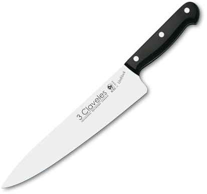 3 Claveles Uniblock - Cuchillo profesional cocinero 25 cm