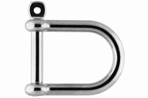 Edelstahl Schäkel weite Form ø 12 mm, A4 AISI 316