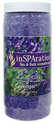 InSPAration 7463 Lavender Crystals for Spa and Hot Tubs, 19 oz