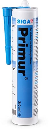 SIGA - Primur Kartusche 310 ml Acryl Dichtmasse, Wasserfest, Dauerelastisch, Selbstklebend