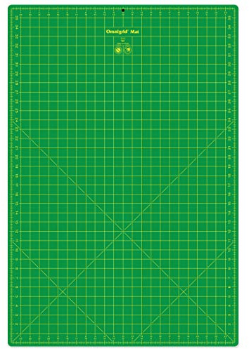 Dritz Omnigrid Gridded Mat, 24 x 36, Green,Grey