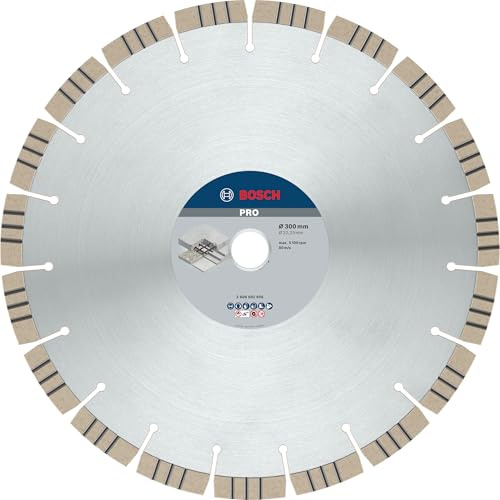 Bosch 2608602656 Disque à tronçonner diamanté best for concrete 300 x 22,23 x 2,8 x 15 mm