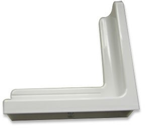 Schlittenrückwand weiß für den Ritter Allesschneider AES 62 SL weiß/Schlitten - Rückwand/Ersatzteil/Zubehör