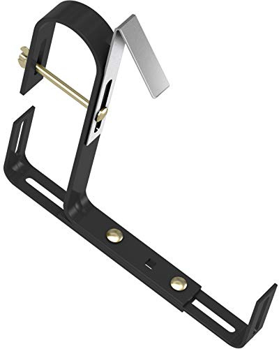Emsa POETIC/EMSA - BASIC Blumenkastenhalter - Für Rundgeländer Bis 4,5 Durchmesser- Farbe Anthrazit - Tragkraft 25kg