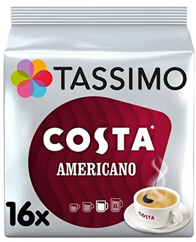 Tassimo COSTA Americano Pack of 3, 3x16 T-Discs