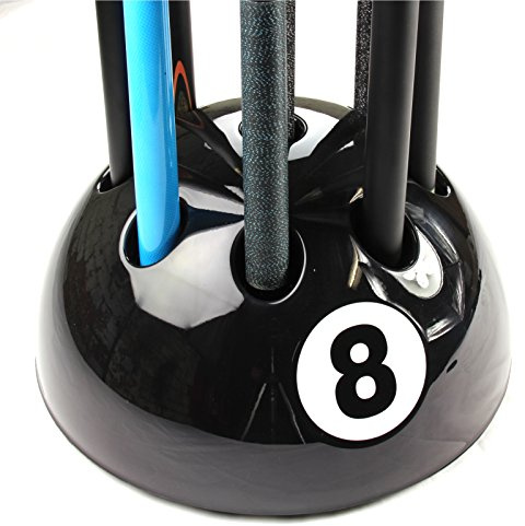 Original giant Schwarz 8 Ball Queue Ständer & Gepäckträger - Halter bis zu 9 Stichwörter