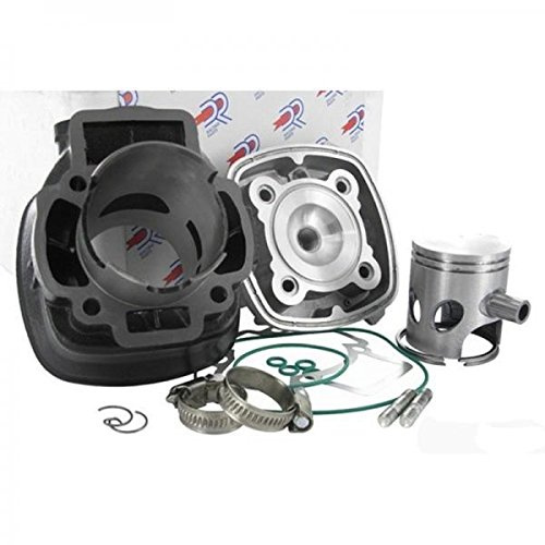 KT00097 GRUPPO TERMICO DR EVO 70CC D.48 PIAGGIO ZIP SP 50 2T LC 2001- SP.12 GHISA CON RACCORDO TESTA