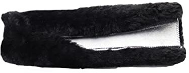 Engel Reitsport | Nasenschoner für Halfter aus Lammfell Nase-SCH schwarz