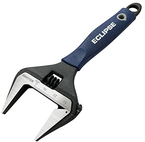 Eclipse Professional Tools ADJW6WJ Chiave regolabile da 6, ganascia extra larga, larghezza ganascia 34 mm (1 ³⁄₁₀)