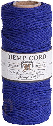 Hemptique HS20C0 - RB - Cordel para jardinería, Color Azul