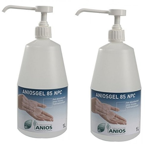 Gel Hydroalcoolique Aniosgel 1 litre - LOT DE 2 FLACONS by Anios